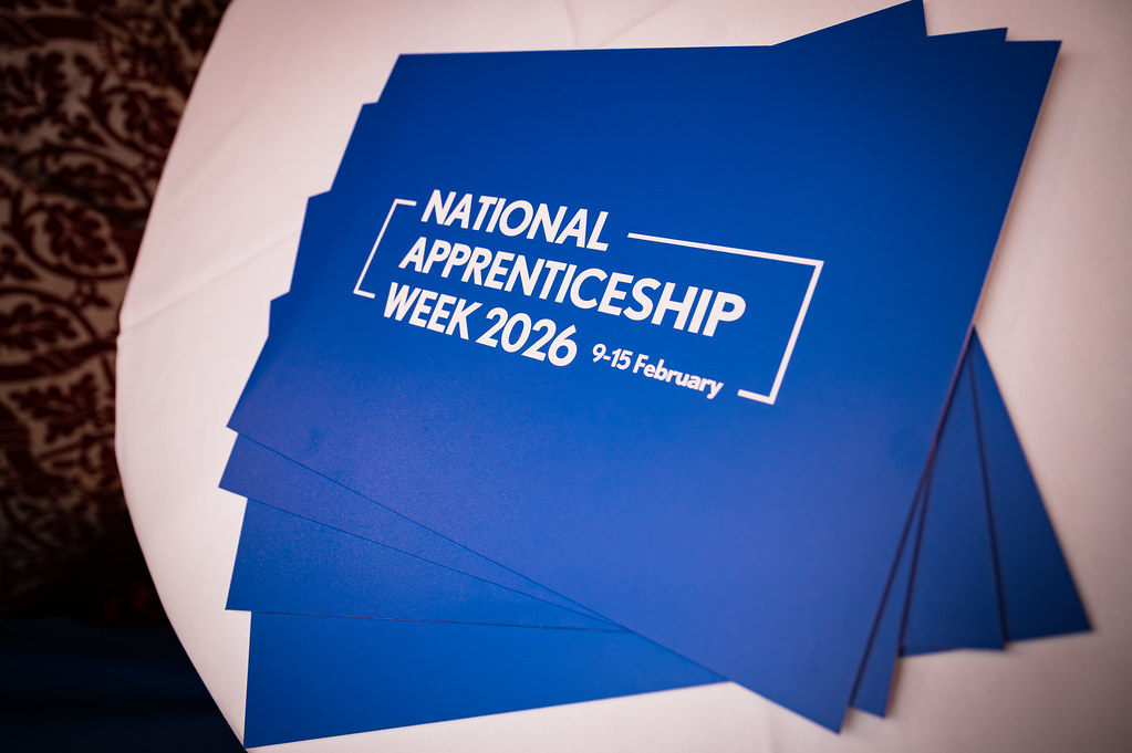 Young people attending an apprenticeship awareness event